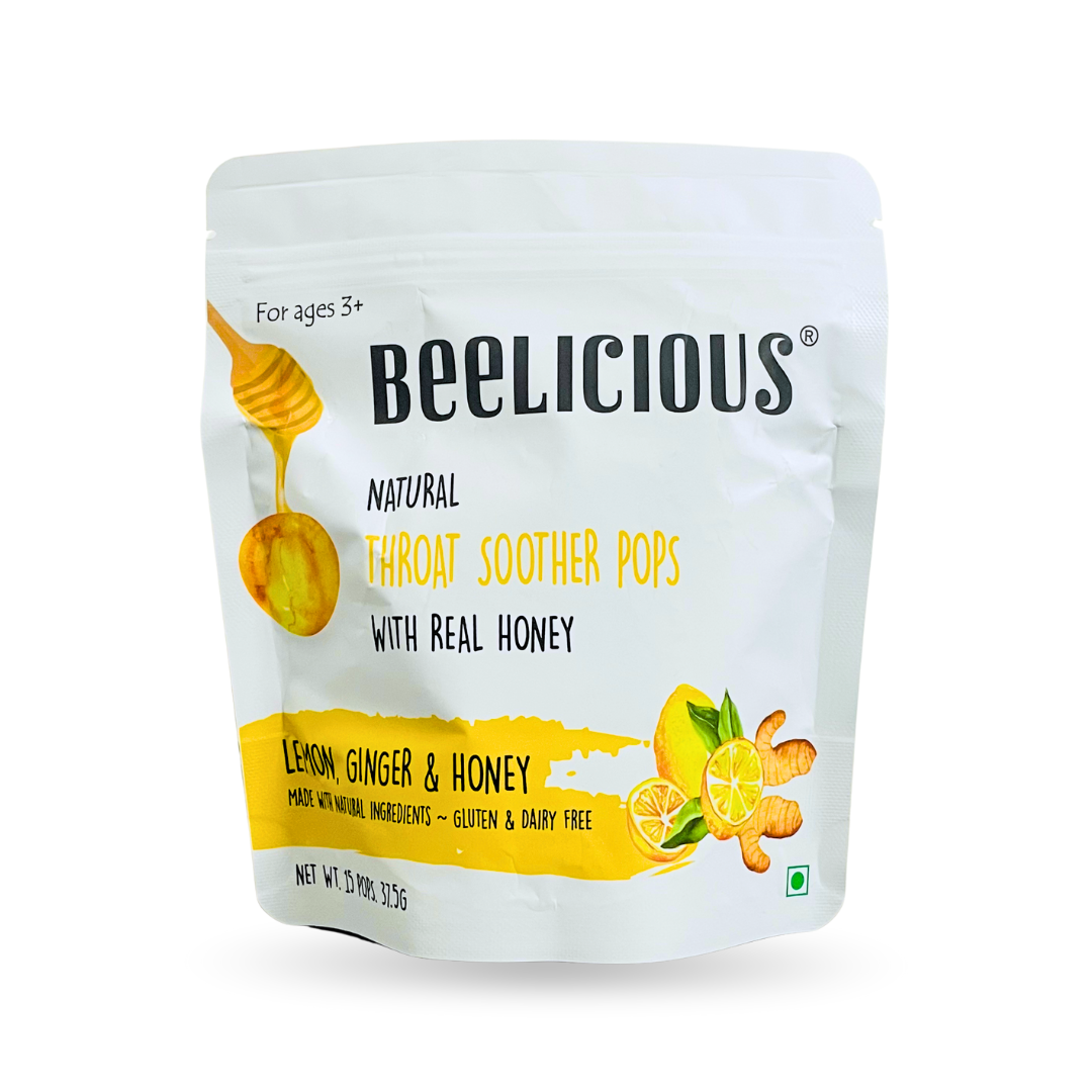 Beelicious All-Natural Honey Throat Soothers