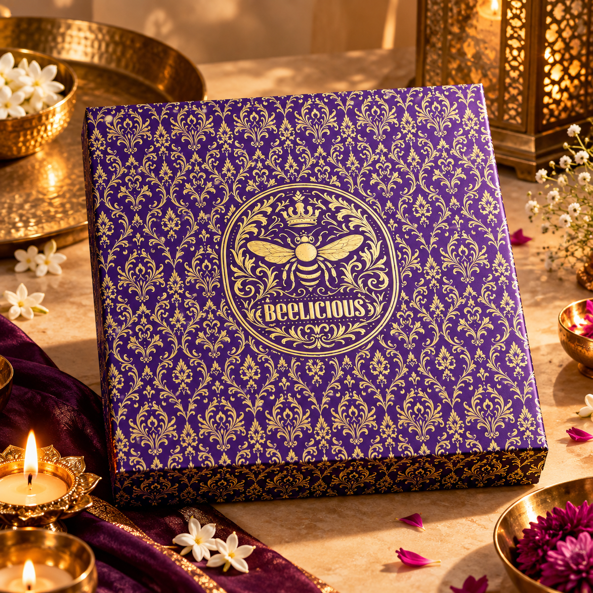 Beelicious Signature Gift Box - Purple