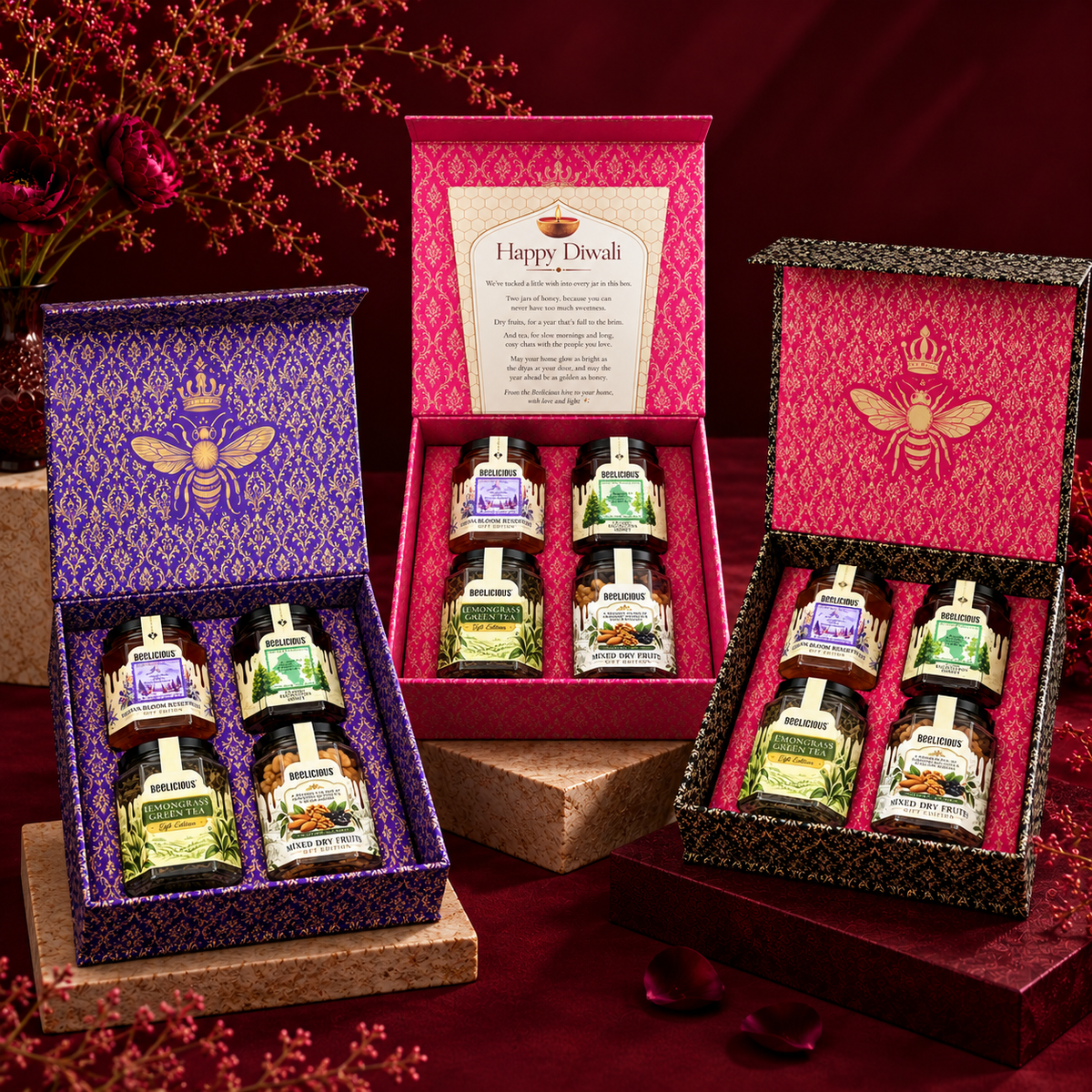 Beelicious Signature Gift Box - Purple