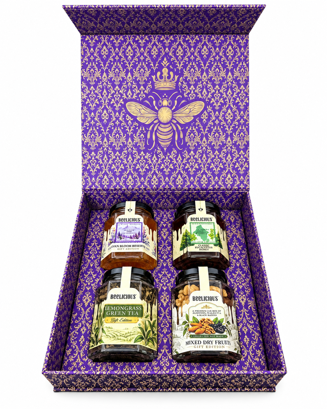Beelicious Signature Gift Box - Purple