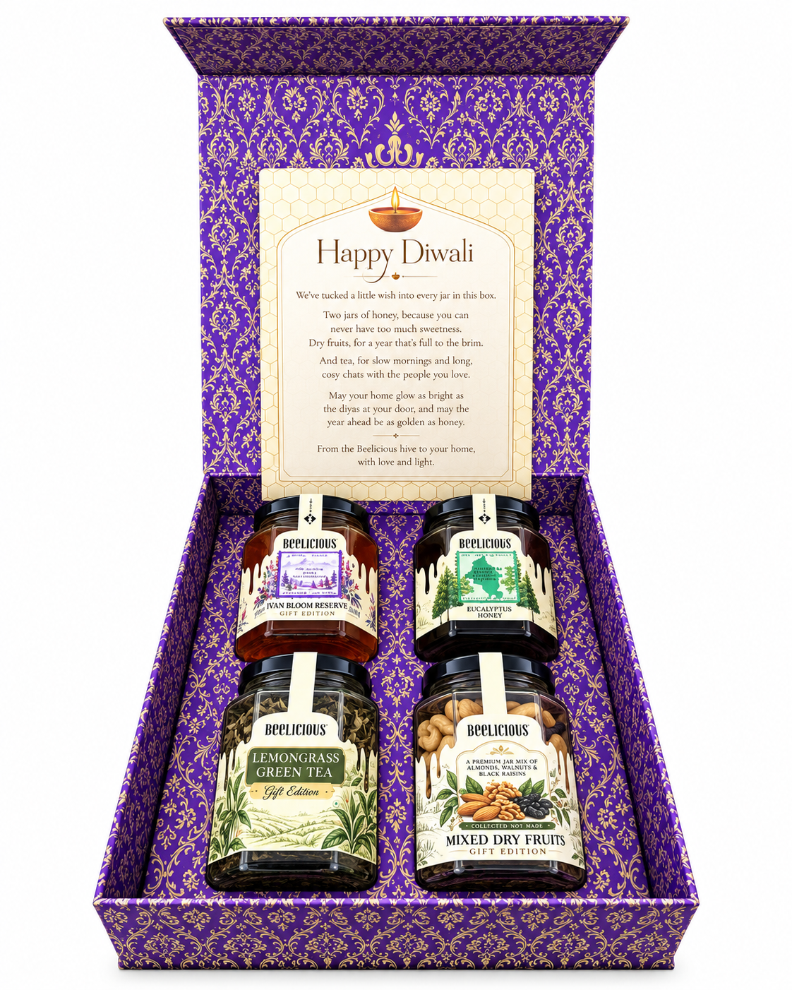 Beelicious Signature Gift Box - Purple
