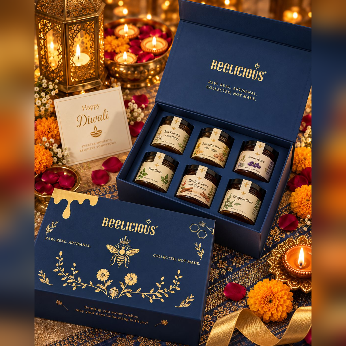 The Beelicious Honey Minis Gift Box
