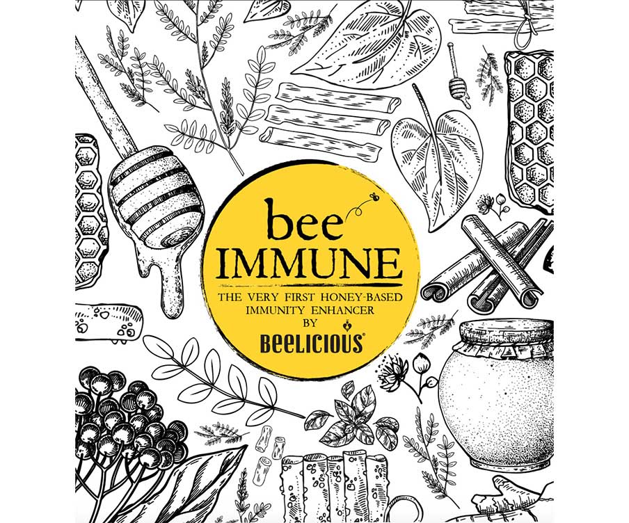 Packaging for Bee Immune by Beelicious